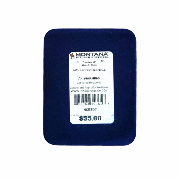 Montana Silversmiths Hidden Hearts Crystal Necklace - New! - Picture 3 of 6